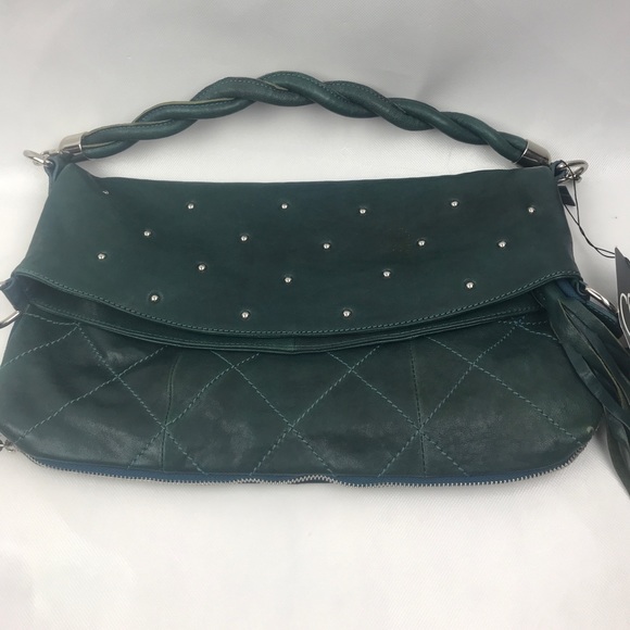 Chez by Cheryl Green Rectangular Bag Flap Zipper - Picture 4 of 15